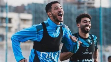 بعد انتهاء أزمته| الابتسامة تعلو وجه أحمد فتوح في تدريب الزمالك.. صور